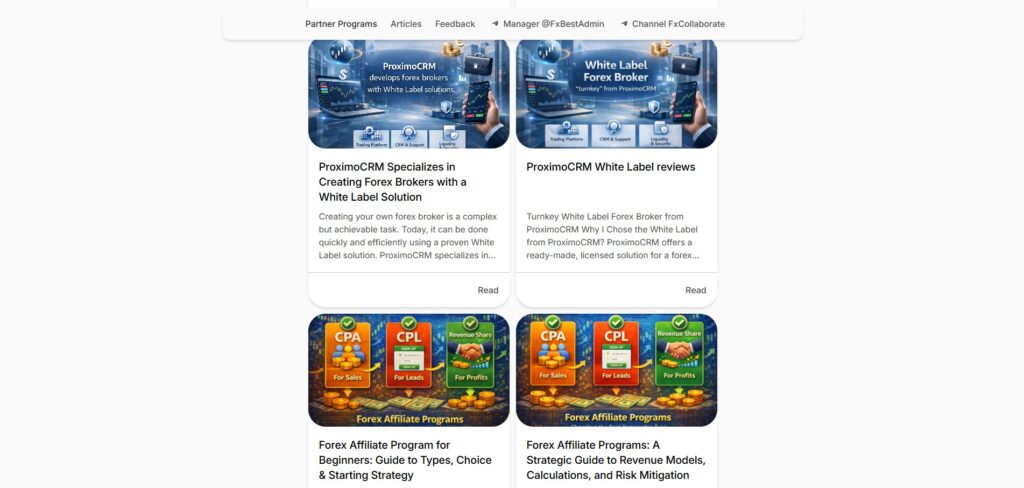 Cайт партнёрских программ форекс